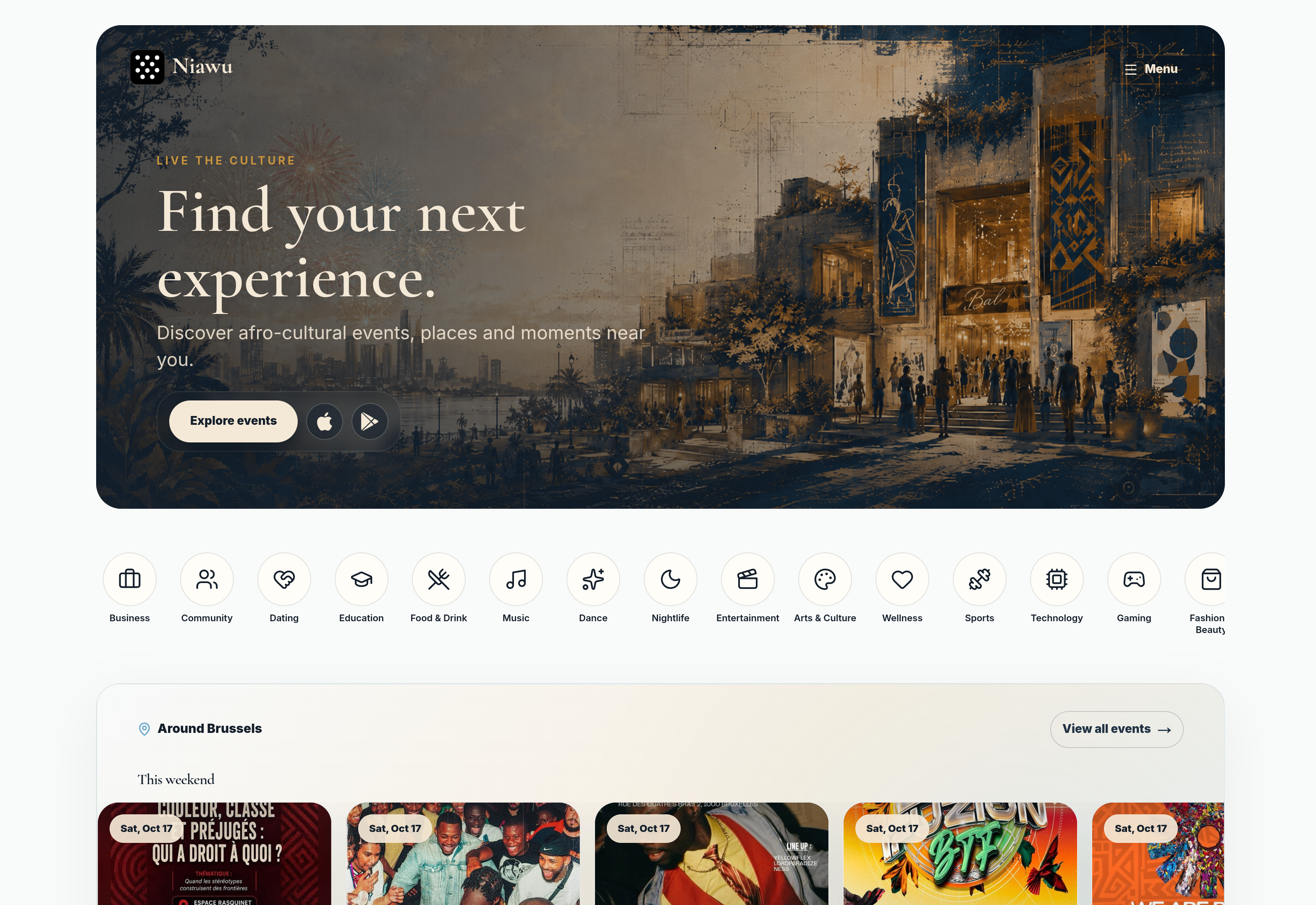 Niawu hero web